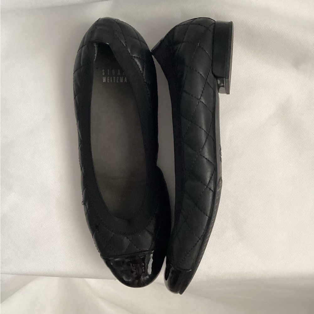Stuart Weitzman Giveable Quilted Ballet Flats, Size 7